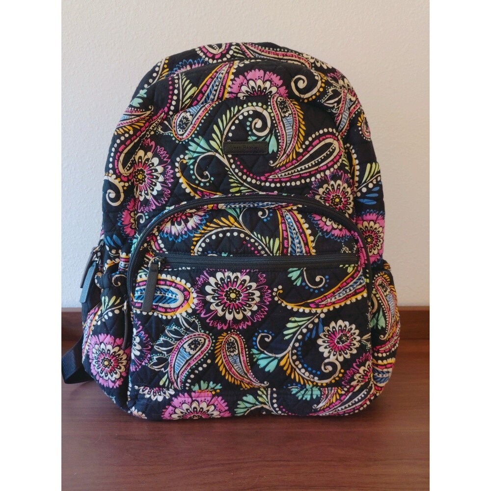 NWOT Vera Bradley Lighten Up Essential Backpack Bandana Swirl Computer Bag